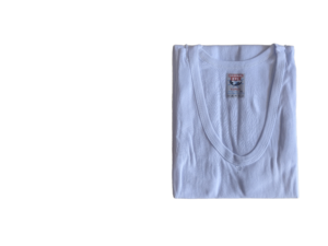 Fast Ship Wholesale African Sizes M-2XL <b>Men's</b> Gym Tank Top <b>White</b> 100% Cotton Breathable Anti-Pilling <b>Vests</b> 1 Piece Pack - Product Image 1