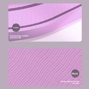 12mm épaissi TPE tapis de <span class=keywords><strong>Yoga</strong></span> universel antidérapant maison intérieur silencieux Fitness exercice pliant tapis de corde à sauter 140cm - Product Image 4