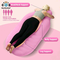 Coussin de grossesse gonflable en PVC en forme de O, matelas aquatique confortable pour dormir sur le ventre