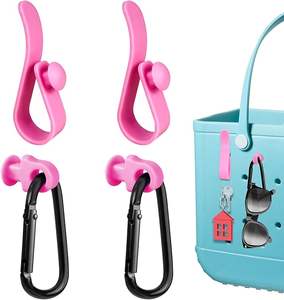 <strong>Insert</strong> Charm Carabiner Keychain Compatible with Beach Tote Bag Accessories for Bog Bags Eva Beach Bag <strong>Croc</strong> - Product Image 1