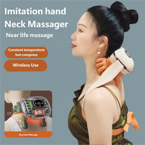 2026 Heißer tragbarer 6D Tiefen-Knet-Shiatsu Bionic Heated Schulter-Nacken-Massagegerät mit kabelloser Fernbedienung und USB-Aufladung - Product Image 3