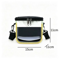 Sac de transport pliable et respirant pour mini-hamsters avec fenêtre de visualisation transparente, petit sac de voyage pour animaux de compagnie pour hamsters et sugar gliders
