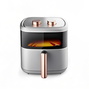 Friteuse électrique multifonctionnelle pour la maison, le garage et l'extérieur Grille-pain double sans huile à commande numérique US - Product Image 5