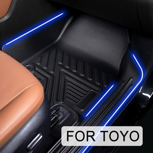 Alfombrilla de Piso para Automóvil 5D de TPE Impermeable Personalizada de Fábrica Kqd, Compatible con <span class=keywords><strong>Toyota</strong></span> Rav4 2015 en Adelante - Product Image 6