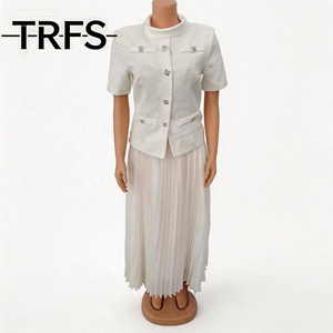 Nuevo Traje de Vestir Elegante de Verano 26, de <span class=keywords><strong>Manga</strong></span> <span class=keywords><strong>Corta</strong></span>, Corte Regular, Antiarrugas, con Bloques de Color, Estilo Casual para el <span class=keywords><strong>Trabajo</strong></span>, para <span class=keywords><strong>Mujer</strong></span> - Product Image 4
