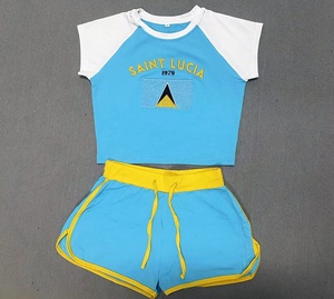 Conjunto <span class=keywords><strong>de</strong></span> 2 piezas <span class=keywords><strong>de</strong></span> verano para <span class=keywords><strong>mujer</strong></span>, Camiseta básica <span class=keywords><strong>de</strong></span> algodón para bebé, ajustados Tops cortos, camisetas raglán <span class=keywords><strong>de</strong></span> manga corta y pantalones cortos, conjuntos <span class=keywords><strong>de</strong></span> pantalones para <span class=keywords><strong>mujer</strong></span> - Product Image 1