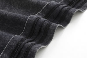 사용자 정의 로고 빈티지 산성 워시 T 셔츠 남성 헤비급 면 빈 대형 티셔츠 100% 면 남성용 티셔츠 - Product Image 3