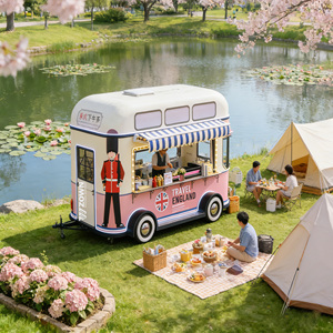 Inexpensive mobile food trucks, street food trucks, ice cream trucks, coffee <b>trailers</b> - Product Image 1
