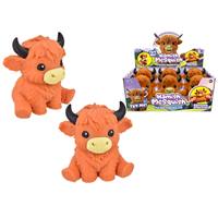 Mainan Squishy Sapi Jumbo Highland Grosir dalam Kotak, Lembut, Bisa Diremas, Misteri Hewan Ternak, Pereda Stres, Hadiah Fidget, Souvenir Pesta