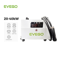 Chargeur de voiture électrique portable EVEGO OCPP 2.0.1 133A 40kW IK10, connecteur mobile NACS WIFI/4G/RJ45, stations de recharge pour Tesla