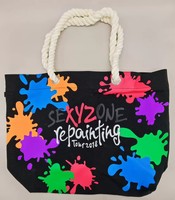Sac fourre-tout de plage en toile personnalisé avec logo imprimé, réutilisable, grand format, avec poignée en corde de coton épaisse