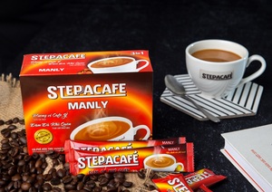 Marque privée Café instantané Saveur forte Fabrication d'ingrédient de qualité Steppacafe Café instantané Manly 3 en 1 Vietnam - Product Image 4