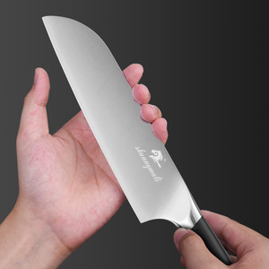 Juego <span class=keywords><strong>de</strong></span> Cuchillos <span class=keywords><strong>de</strong></span> Cocina <span class=keywords><strong>de</strong></span> 7 Piezas, Acero Inoxidable 9Cr18MoV con Bloque para Cuchillos, para Cocinar en Casa, Regalo Familiar, Juego Completo <span class=keywords><strong>de</strong></span> Utensilios <span class=keywords><strong>de</strong></span> Cocina - Product Image 3