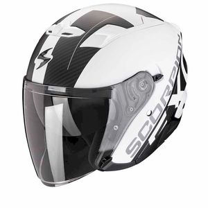 Casco da moto Scorpion Jet Exo-230 bianco nero M in policarbonato - Product Image 1