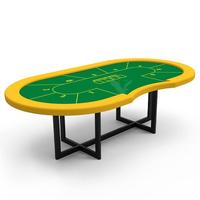 Table de poker Texas de qualité professionnelle de luxe YH 102 pouces avec nappe personnalisée pour un usage domestique