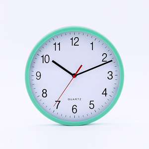 Promotional Manufacturers 10 Inch Hot Sell Battery Operated Gift Round Cheap Plastic Quartz Custom <strong>Wall</strong> <strong>Clock</strong> Home Decor - Product Image 4