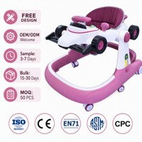 GEEN Trotteur multifonction 4 en 1 pour bébé avec roues et siège, voiture jouet pour nourrisson, roues pivotantes, trotteurs pour bébé