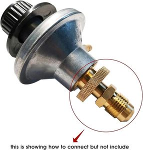 Oem gas Grill van điều khiển <span class=keywords><strong>1</strong></span> <span class=keywords><strong>LB</strong></span> có thể điều chỉnh <span class=keywords><strong>Propane</strong></span> điều chỉnh khí Núm van giảm áp m12x1 vòi phun 0.7mm, bạc, JF001 - Product Image 4