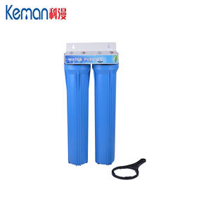 NW-BRK02 Elektrisches Manuelles Doppel-Wasserfiltrationssystem 20 Zoll Blaues Gehäuse mit Wasserhahn 1 Jahr Garantie für Haus und Außenbereich - Product Image 4