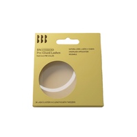 Boîte d'emballage pour cils en carton imprimé quadricolore, écologique, biodégradable et recyclable, avec fenêtre
