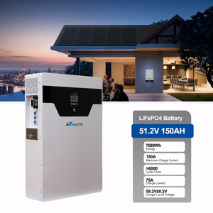 Baterai Lithium HIZN 150AH 51.2 V, Baterai Penyimpanan Energi Rumah 10kwh 15 Kw untuk Solar 51.2v 150ah Lithium L - Product Image 1