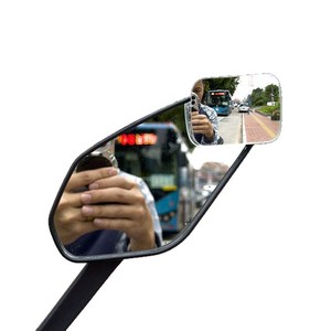 Rétroviseur de véhicule électrique rond en ABS pour scooter, amélioration de la conduite et assistance aux angles morts - Product Image 2