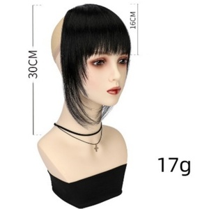 Perruque <span class=keywords><strong>Frange</strong></span> pour Femmes Invisible Cheveux Epais <span class=keywords><strong>Frange</strong></span> avec Clips Perruque Patches Extensions de Cheveux de Remplacement Sourcils Postiche - Product Image 2