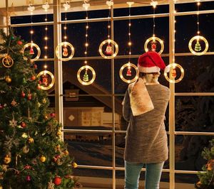 Nouvelles guirlandes lumineuses LED de Noël 2025, motif dessin animé, pour décorations de fête à la maison, ornements de sapin festifs et ambiance de vacances intérieure - Product Image 5