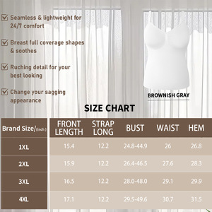 Veste gainante <span class=keywords><strong>corset</strong></span> sans couture en nylon fin pour femme <span class=keywords><strong>grande</strong></span> <span class=keywords><strong>taille</strong></span>, style européen et américain, col en V, effet ventre plat, pour le commerce transfrontalier - Product Image 4