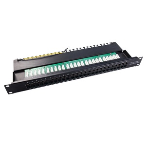 Panneau de brassage téléphonique RJ11 Cat3 25/50 ports conforme TIA/EIA, 1U 19 pouces, pour infrastructure de réseau vocal d'entreprise - Product Image 5