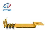 Semi-remorques surbaissées modulaires multi-essieux hydrauliques robustes de 150 à 500 tonnes