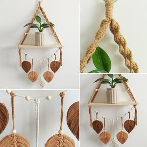 Caja Sorpresa de Tapicería Tejida a Mano al por Mayor, Estante de Almacenamiento para Figuras, Decoración de Pared, Adornos para Macetas - Product Image 4