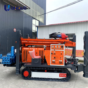 2025 New Fully Hydraulic Diesel UY260 Crawler-<b>mounted</b> Water Well Drilling Rig Motor <b>Engine</b> Pump Gearbox Max 260m Depth High - Product Image 6