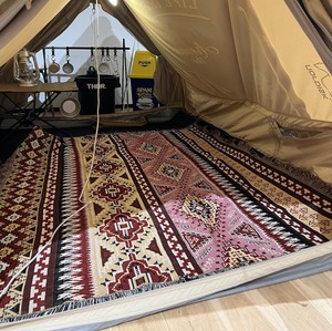 Dệt Jacquard Chăn Tùy Chỉnh Ném Thảm Boho Du Lịch Chăn Ngoài Trời Chăn Cắm Trại Mat - Product Image 3