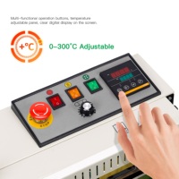 Scelleuse à bande large FR-770 thermolaquée 400 mm, machine de scellage thermique automatique continue à convoyeur, robuste pour l'emballage alimentaire