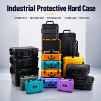 Caja Protectora de Plástico Impermeable con Ruedas, Caja de Herramientas Resistente con Espuma Personalizable y Ruedas para Cámara o Dron