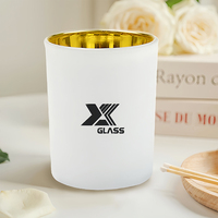 Vente en gros de pots à bougies en verre de luxe de 200 ml, 320 ml, 8 oz, 10 oz avec boîte pour la maison