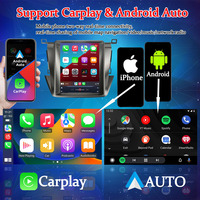 Radio Estéreo para RAV4 con GPS Integrado, CarPlay, Mirror Link, WiFi, Reproductor MP3, Audio de Alta Resolución, DSP, CD, Cámara de Reversa, DVR, USB para el Tablero
