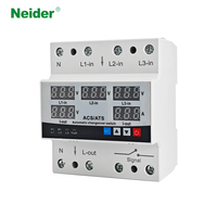 Relais de surveillance de tension, protection de séquence triphasée, module de commande ATS, type PC, capacité de coupure 10kA, modèle ATS-63