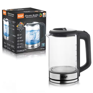 กาต้มน้ำไฟฟ้าสำหรับต้มน้ำชา กาแฟ ขวดน้ำใช้ในครัวเรือน ต้มน้ำเร็ว ไฟ LED หมุนได้ 360 องศา - Product Image 3
