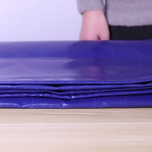 आउटडोर कपड़े के लिए वाटरप्रूफ पीसी लेटेड टार्पॉलिन क्यूव वाटरप्रूफ सूर्य प्रतिरोधी तिरपाल - Product Image 6