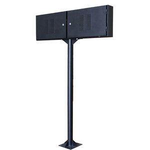 Mạ kẽm Màn hình hiển thị LED Khung tủ P10 mô-đun Bảng điều chỉnh ngoài trời Màn hình LED hiển thị khung tủ - Product Image 4