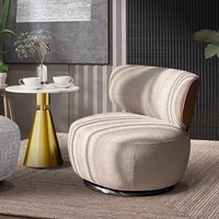 Nuevo Sofá Individual de Lino de Alta Gama Estilo Chino para Sala de Estar o Dormitorio, Venta al Por Mayor, Nuevo Diseño