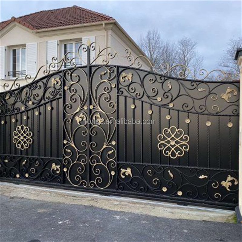 Встраиваемые ворота из кованого железа