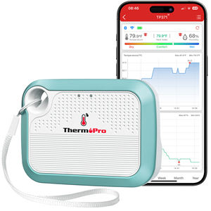 ThermoPro TP371 Hygromètre Thermomètre WiFi Sans Fil Moniteur d'Humidité et de Température avec Connectivité <span class=keywords><strong>Fiable</strong></span> - Product Image 1