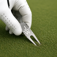 Alat Perbaikan Lapangan Golf Logam dengan Logo Kustom yang Laris Manis, Alat Perbaikan Lapangan Golf Kosong, Penanda Bola Magnetik
