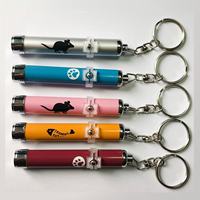 Porte-clés de mini-projecteur LED en aluminium métallique personnalisé pour cadeaux promotionnels