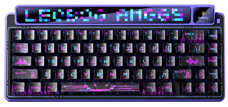 LEOBOG AMG65 Wireless Bluetooth Mechanical Keyboard, 65% Dot Matrix ...