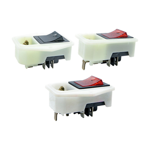 Interruttore <span class=keywords><strong>a</strong></span> bilanciere bianco con corpo stampato in 3D, AC 125/250V, <span class=keywords><strong>a</strong></span> vite, automatico, per uso marino/nautico, con LED. - Product Image 5