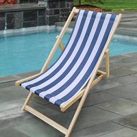 Chaise longue d'extérieur, chaise pliante inclinable pour patio, chaises de camping avec dossier réglable en bois, pour piscine extérieure, pelouse et terrasse